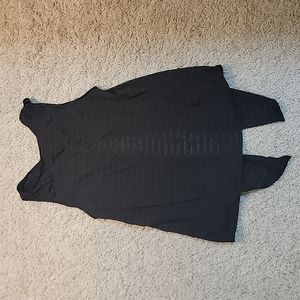 Lululemon Meet Halfway See Through Tank.  Black, size 4.